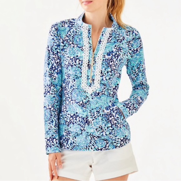 Lilly Pulitzer Tops - NWT Lilly Pulitzer UPF 50+ Janie Popover Sz XXS